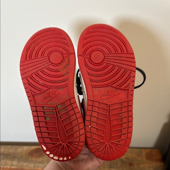 Nike Air Jordan Red and White Sneakers Classic Design, Size 12C - Picture 9 of 9